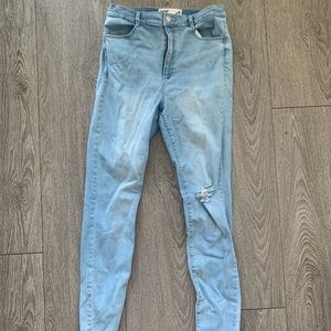 Garage light wash jeans